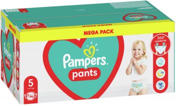Підгузки-трусики PAMPERS Pants Junior (12-17кг) Мега 96 шт (8006540069509) | Фото 4