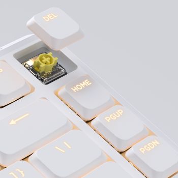 Купить клавиатуру Клавіатура KEYCHRON J1 WL/BT/USB-A  EN/UKR White (J1-Q4-UA) | Фото 4