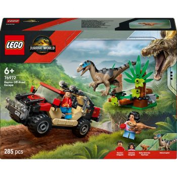 Конструктор LEGO Jurassic World Втеча по бездоріжжю від раптора (76972) | Фото 1