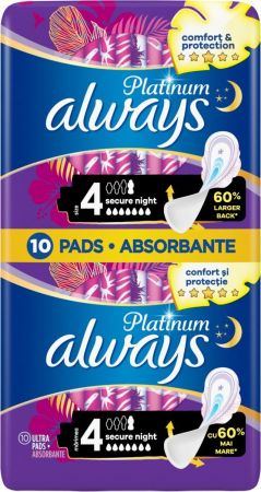ALWAYS Platinum Secure Night 10 шт. (8001841449906) | Фото 9