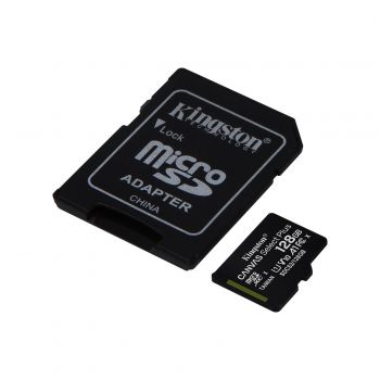 Карта пам`яті KINGSTON microSDXC 128GB C10 UHS-I R100MB/s + Адаптер SD (SDCS2/128GB) | Фото 2