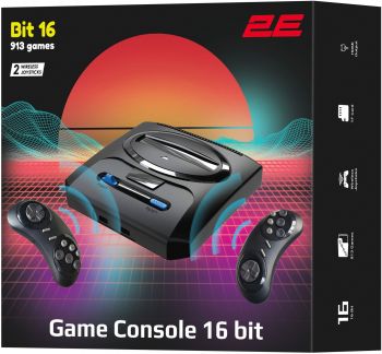 Ігрова консоль 2Е 16bit з бездротовими геймпадами, HDMI, 913 ігор (2E16BHDWS913) | Фото 10