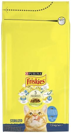 Purina Friskies з лососем та овочами 1.5 кг (7613033002458) Purina Friskies з лососем та овочами 1.5 кг (7613033002458) | Фото 4