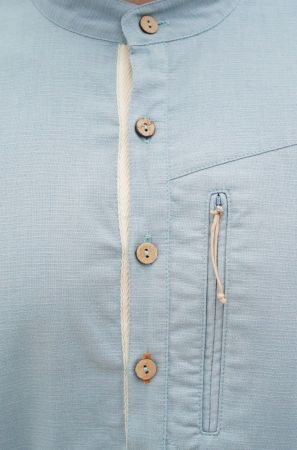 Сорочка чоловіча TURBAT Madeira Hemp XL блакитна (012.004.4939) | Фото 4