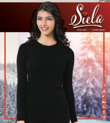 Термофутболка жіноча SIELA L-XL чорна (8612970510087) | Фото 2