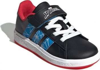 Кеди дитячі ADIDAS Grand Court Spider-Man EL K JQ8073 32 (13.5 K UK) чорні (4068801292693) | Фото 7