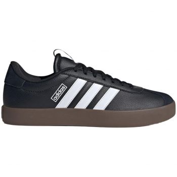 Кеди чоловічі ADIDAS Vl Court 3.0 ID6286 43 1/3 (9 UK) чорні (4067886698895) | Фото 1