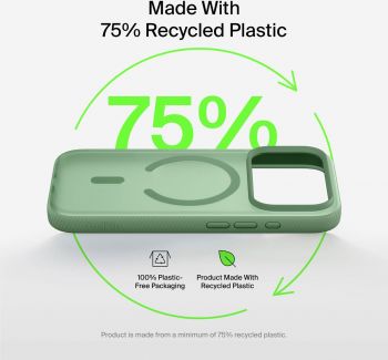 Чохол BELKIN для APPLE iPhone 17 Pro Max Magnetic Protective Grip Pistachio Green (MSA036HQSE) Чохол BELKIN для APPLE iPhone 17 Pro Max Magnetic Protective Grip Pistachio Green (MSA036HQSE) | Фото 6