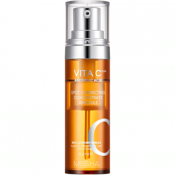 Сироватка ампульна для обличчя Missha Vita C Plus Spot Correcting Concentrate Ampoule 15г (8809643523455) | Фото 1