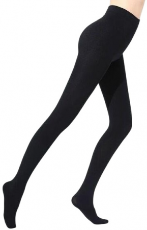 Колготи жіночі SIELA Lady Cotton 350 Den 5 р чорні (4823126500379) | Фото 2