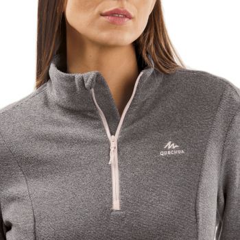 Флісова кофта жіноча для гірського туризму Quechua MH100 966817 XL сіра (4097232_Quechua) Флісова кофта жіноча для гірського туризму Quechua MH100 966817 XL сіра (4097232_Quechua) | Фото 4