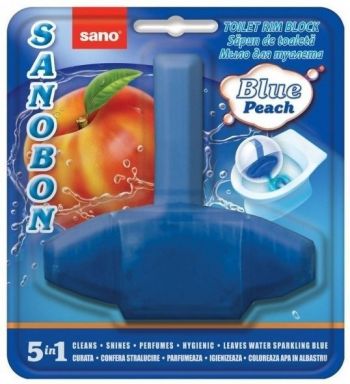 SANO Засіб для миття унітаза персик, 55 г (7290005426964) | Фото 1