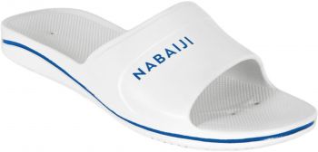 Шльопанці чоловічі для басайну Nabaiji 100 8756392 45,5/46 білі | Фото 4