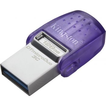 KINGSTON 128GB USB 3.2 Gen1 + Type-C DT microDuo 3C R200MB/s (DTDUO3CG3/128GB) | Фото 1