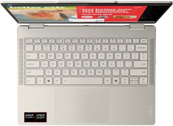 Купить ноутбук Ноутбук LENOVO Yoga 7 2-in-1 14AKP10 Seashell (83JR007JRA) | Фото 10