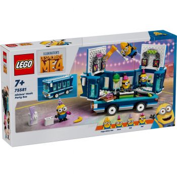 Конструктор LEGO Minions Музичний автобус для вечірок Посіпак (75581) | Фото 1