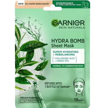 Маска тканинна Garnier Skin Naturals Зволоження та свіжість 32г (3600542385329) | Фото 4