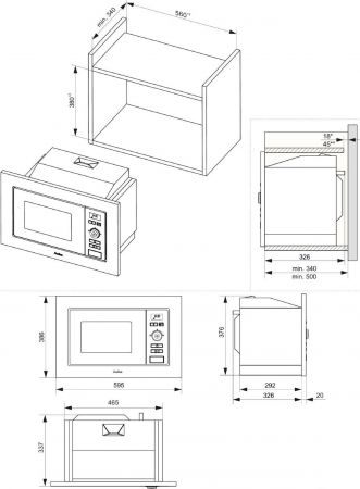 Вбудована мікрохвильова піч HANSA AMM20BESH Купить встраиваемую микроволновую печь Вбудована мікрохвильова піч HANSA AMM20BESH | Фото 3