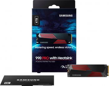 SSD накопичувач SAMSUNG M.2 4TB PCIe 4.0 990PRO+радіатор (MZ-V9P4T0CW) SSD накопичувач SAMSUNG M.2 4TB PCIe 4.0 990PRO+радіатор (MZ-V9P4T0CW) | Фото 12