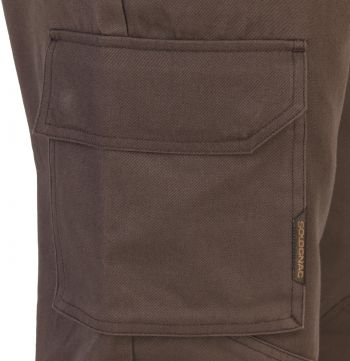 Штани чоловічі для полювання Solognac 520 8394392 XL коричневі (2315498_Solognac) | Фото 9