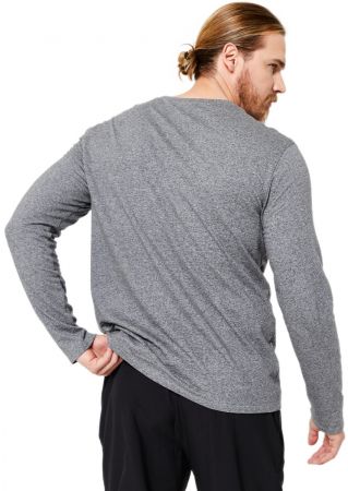 Лонгслів чоловічий для фітнесу Domyos 8644800 3XL сірий (4293971_Domyos) | Фото 2