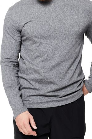 Лонгслів чоловічий для фітнесу Domyos 8644800 3XL сірий (4293971_Domyos) | Фото 5