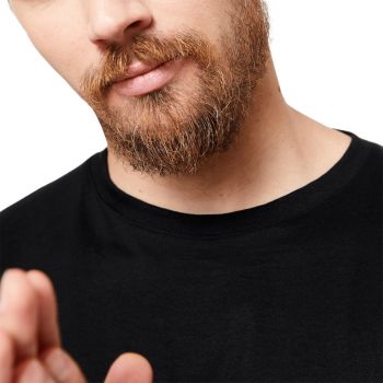 Лонгслів чоловічий для фітнесу Domyos 8644802 M чорний (4293985_Domyos) | Фото 4