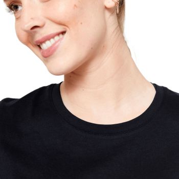 Футболка жіноча для фітнесу Domyos 500 8736397 L чорна (4527574_Domyos) Футболка жіноча для фітнесу Domyos 500 8736397 L чорна (4527574_Domyos) | Фото 6