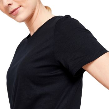 Футболка жіноча для фітнесу Domyos 500 8736397 L чорна (4527574_Domyos) Футболка жіноча для фітнесу Domyos 500 8736397 L чорна (4527574_Domyos) | Фото 7