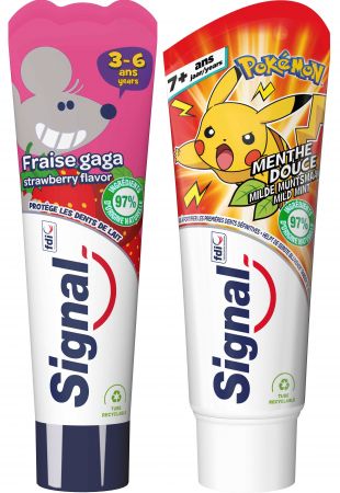 Зубна паста Signal Дитяча з ароматом полуниці 50 мл (8710447428320) Зубна паста Signal Дитяча з ароматом полуниці 50 мл (8710447428320) | Фото 3