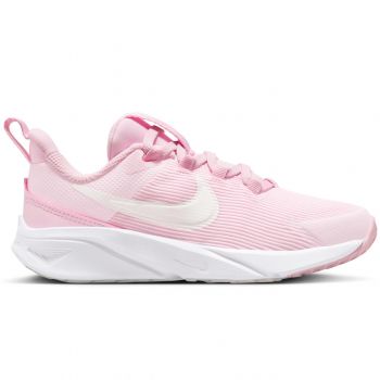 Кросівки для дівчаток Nike Star Runner 4 Nn (Ps) DX7614-602 33 (1.5Y US) рожеві (196975949403) Кросівки для дівчаток Nike Star Runner 4 Nn (Ps) DX7614-602 33 (1.5Y US) рожеві (196975949403) | Фото 1