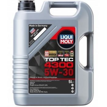 Олива моторна LIQUI MOLY Top Tec 4300 5W-30 5л. (4100420023248) | Фото 1