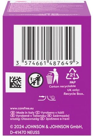 Купить средство женской гигиены Прокладки щоденні гігієнічні CAREFREE Plus Large (3574661487649) | Фото 5