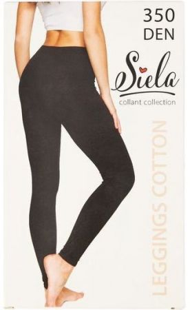 Легінси жіночі SIELA 350 Den 5 р чорні (4823126500461) | Фото 4