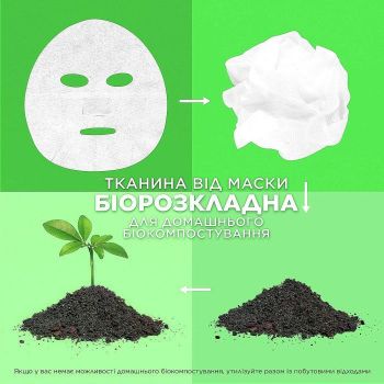 Маска тканинна Garnier Skin Naturals Зволоження та свіжість 32г (3600542385329) | Фото 3