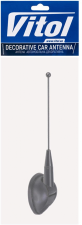 Антена Vitol декоративна з нахилом Чорна (61156-VITOL) Антена Vitol декоративна з нахилом Чорна (61156-VITOL) | Фото 2