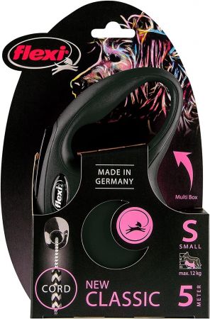 Повідець-рулетка Flexi New Classic S до 12 кг 5 м чорний (4000498022528) | Фото 5
