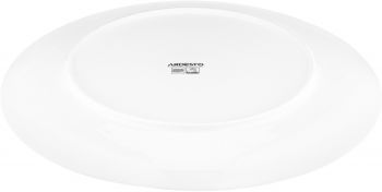 Тарілка обідня ARDESTO Capri, 26.8см, біло-блакитний (AR0427CWB) | Фото 4