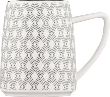 Чашка ARDESTO Lamberto, 360мл, порцеляна, біло-сірий (AR3049) Чашка ARDESTO Lamberto, 360мл, порцеляна, біло-сірий (AR3049) | Фото 3