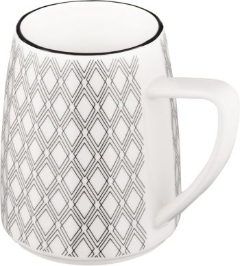 Чашка ARDESTO Lamberto, 360мл, порцеляна, біло-сірий (AR3049) Чашка ARDESTO Lamberto, 360мл, порцеляна, біло-сірий (AR3049) | Фото 4