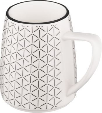 Чашка ARDESTO Lamberto, 360мл, порцеляна, біло-сірий (AR3052) Чашка ARDESTO Lamberto, 360мл, порцеляна, біло-сірий (AR3052) | Фото 2