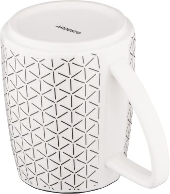 Чашка ARDESTO Lamberto, 360мл, порцеляна, біло-сірий (AR3052) Чашка ARDESTO Lamberto, 360мл, порцеляна, біло-сірий (AR3052) | Фото 3