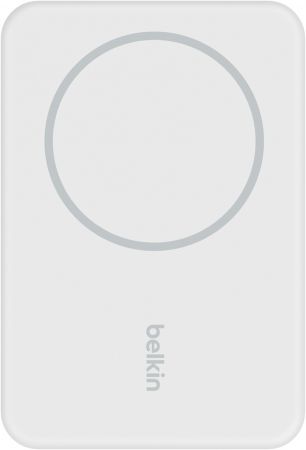 Портативний зарядний пристрій BELKIN 5000mAh MagSafe Wireless White (BPD004BTWT) | Фото 2