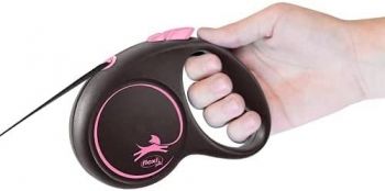 Повідець-рулетка Flexi Black Design S до 15 кг 5 м рожевий (4000498033913) Повідець-рулетка Flexi Black Design S до 15 кг 5 м рожевий (4000498033913) | Фото 2