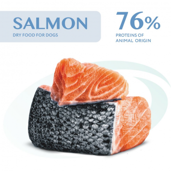 Сухий гіпоалергенний корм Optimeal для дорослих собак середніх та великих порід з лососем 12кг (B1740711) | Фото 2