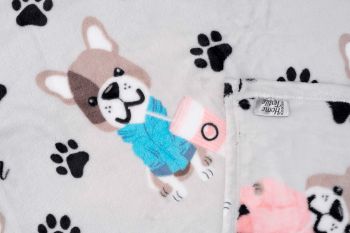 Плед Ardesto Flannel, 160х200 см, бульдоги (ART0112PB) Плед Ardesto Flannel, 160х200 см, бульдоги (ART0112PB) | Фото 4