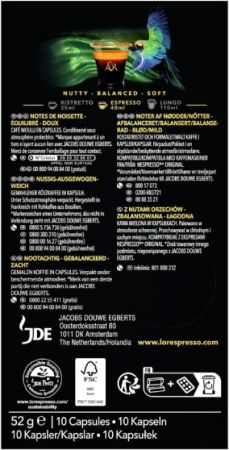 Кава L`OR капсули Espresso Brazil Origins Collection, 100% арабіка , 10шт, Nespresso (8711000573501) | Фото 6