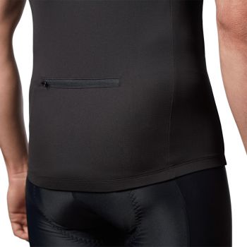 Джерсі чоловіче для шосейного велоспорту Van Rysel Essential з короткими рукавами 8569821 L чорне | Фото 4