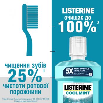 Ополіскувач для ротової порожнини LISTERINE Свіжа м'ята/Захист ясен 1 л (3574660520132) | Фото 11
