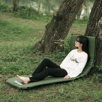 Матрац cамонадувний 5 см Naturehike NH20DZ003, темно-зелений (6927595773680) | Фото 9